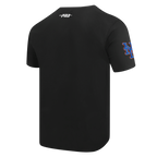 MLB NEW YORK METS CLASSIC CHENILLE HAUT EN JERSEY SIMPLE POUR HOMME (NOIR)