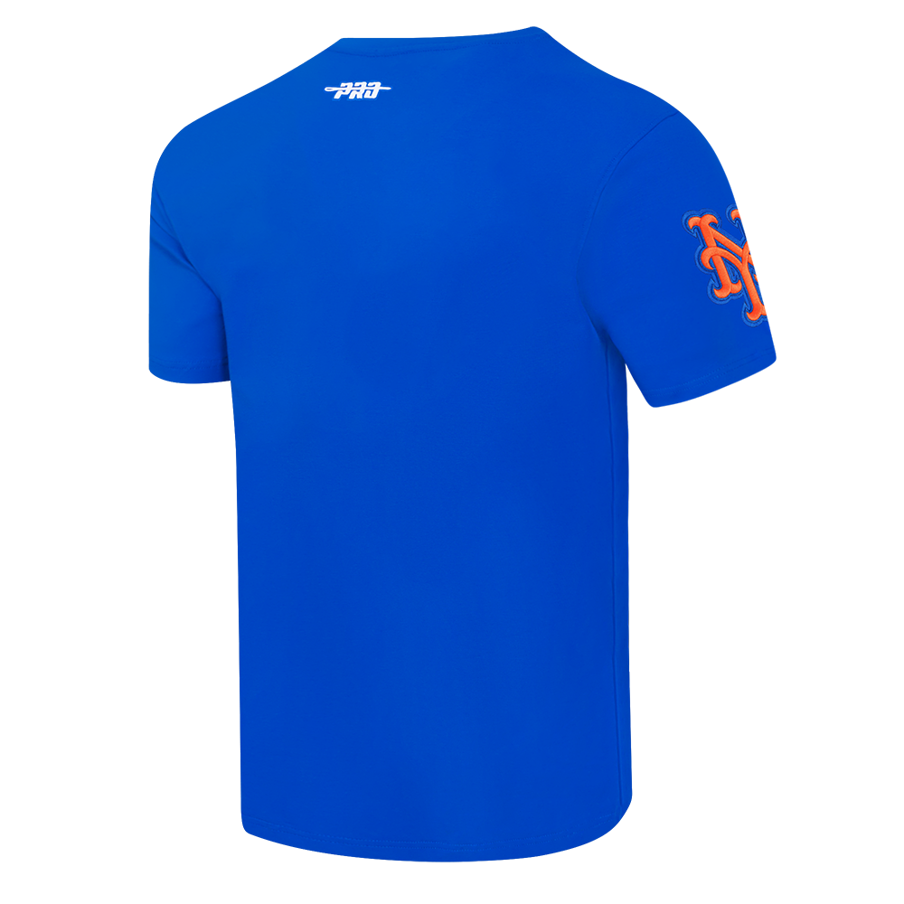 MLB NEW YORK METS CLASSIC CHENILLE HAUT EN JERSEY SIMPLE POUR HOMME (BLEU ROYAL)