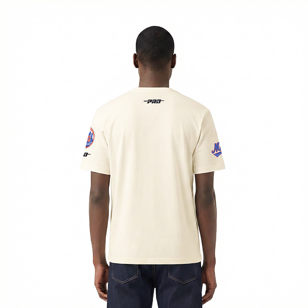 MLB NEW YORK METS RETRO CLASSICS HAUT EN JERSEY SIMPLE POUR HOMME (COQUILLE D'ŒUF)