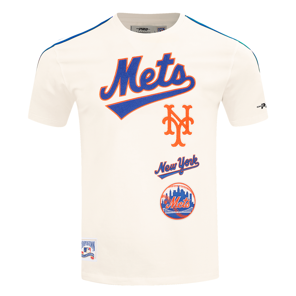 MLB NEW YORK METS RETRO CLASSICS MEN'S TOP (EGGSHELL/ROYAL BLUE)