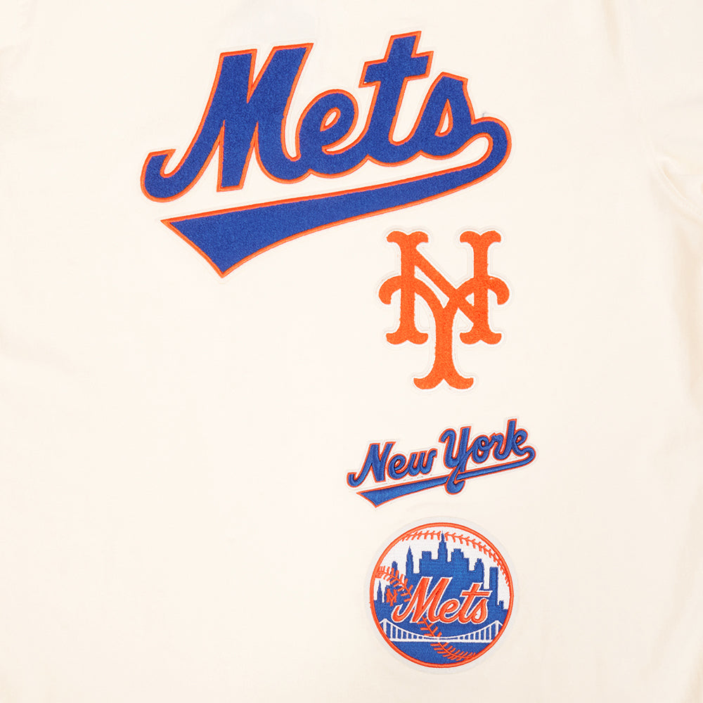 MLB NEW YORK METS RETRO CLASSICS MEN'S TOP (EGGSHELL/ROYAL BLUE)