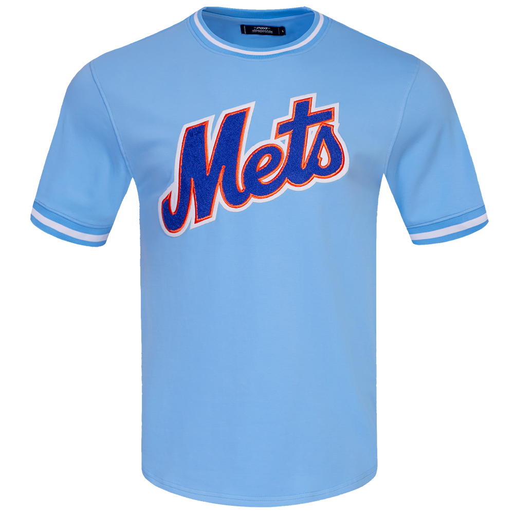 MLB NEW YORK METS CLASSIC CHENILLE HAUT POUR HOMME (BLEU UNIVERSITÉ)
