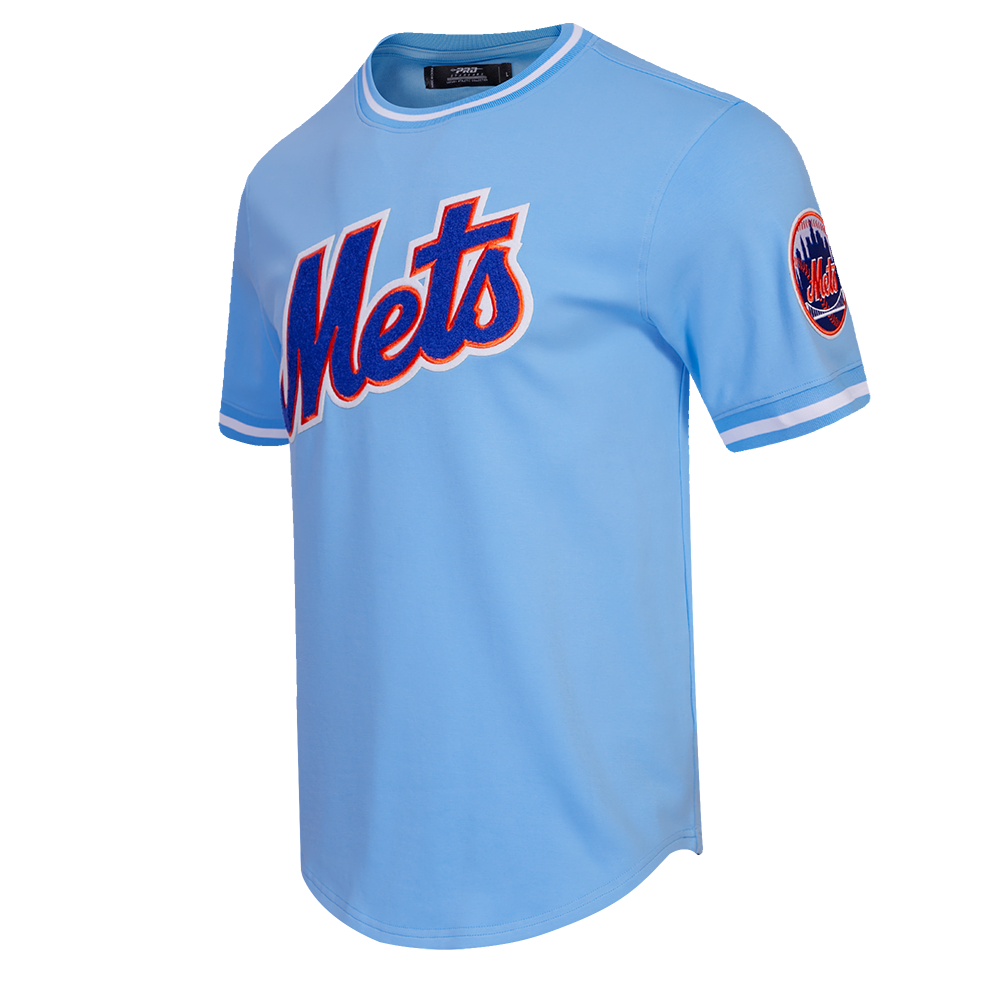 MLB NEW YORK METS CLASSIC CHENILLE HAUT POUR HOMME (BLEU UNIVERSITÉ)