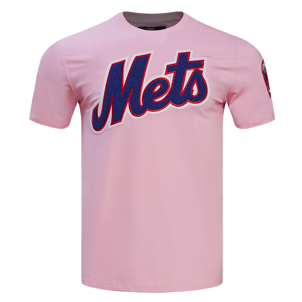 MLB NEW YORK METS HAUT PRO TEAM À LOGO POUR HOMME (ROSE)