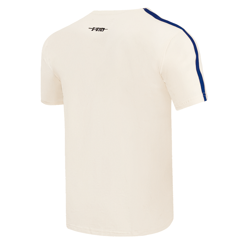 MLB NEW YORK METS RETRO CLASSIC HAUT À RAYURES POUR HOMME (COQUILLE D'ŒUF/BLEU ROYAL)