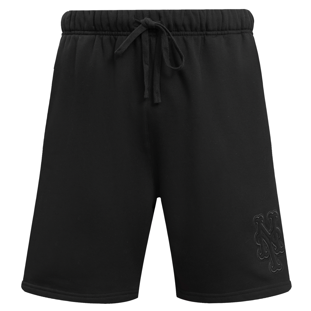 MLB NEW YORK METS NEUTRAL SHORT EN MOLLETON POUR HOMME POUR HOMME (NOIR)