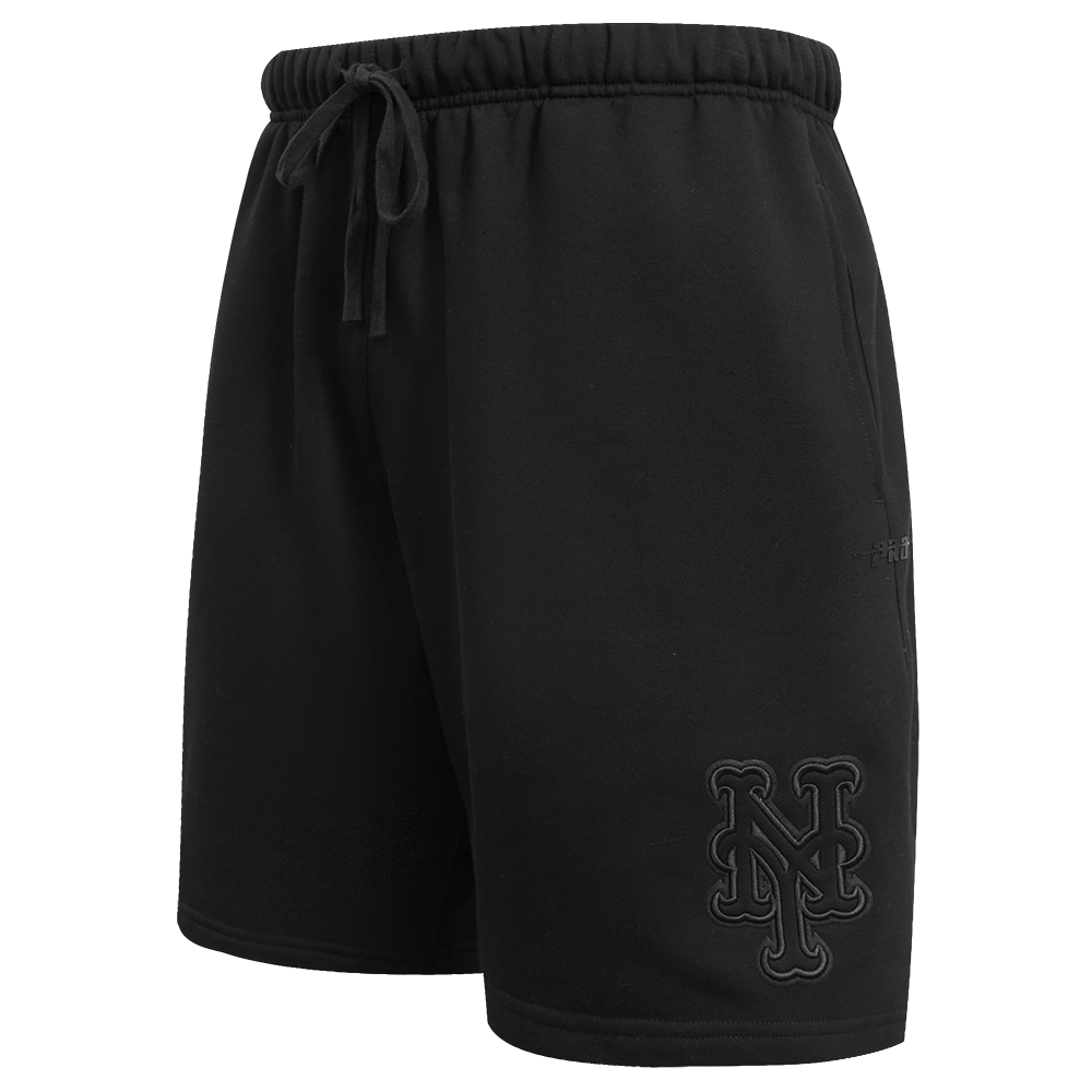 MLB NEW YORK METS NEUTRAL SHORT EN MOLLETON POUR HOMME POUR HOMME (NOIR)