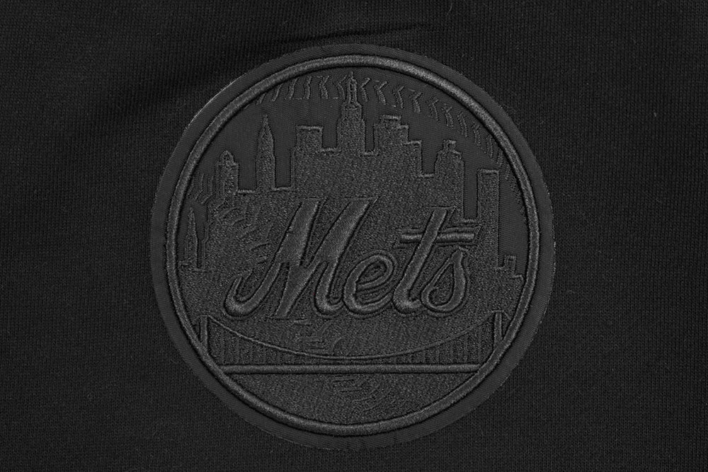 MLB NEW YORK METS NEUTRAL SHORT EN MOLLETON POUR HOMME POUR HOMME (NOIR)