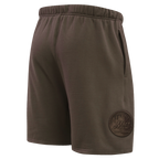 MLB NEW YORK METS NEUTRAL SHORT EN MOLLETON POUR HOMME POUR HOMME (TAUPE FONCÉ)