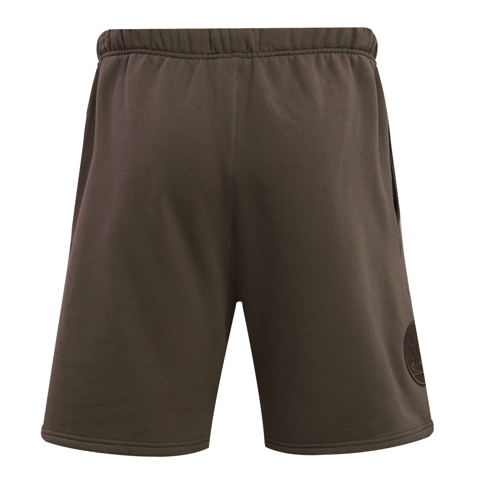 MLB NEW YORK METS NEUTRAL SHORT EN MOLLETON POUR HOMME POUR HOMME (TAUPE FONCÉ)