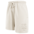 MLB NEW YORK METS NEUTRAL SHORT EN MOLLETON POUR HOMME POUR HOMME (COQUILLE D'ŒUF)