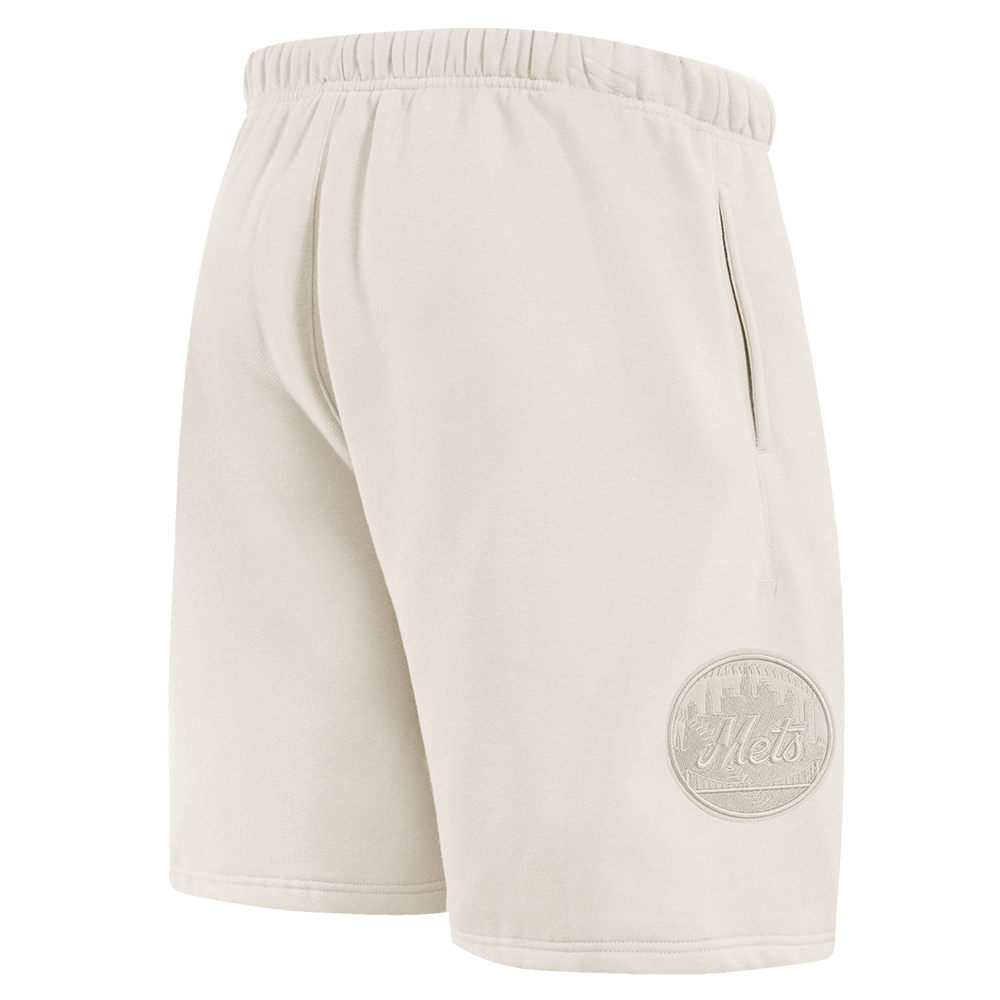 MLB NEW YORK METS NEUTRAL SHORT EN MOLLETON POUR HOMME POUR HOMME (COQUILLE D'ŒUF)