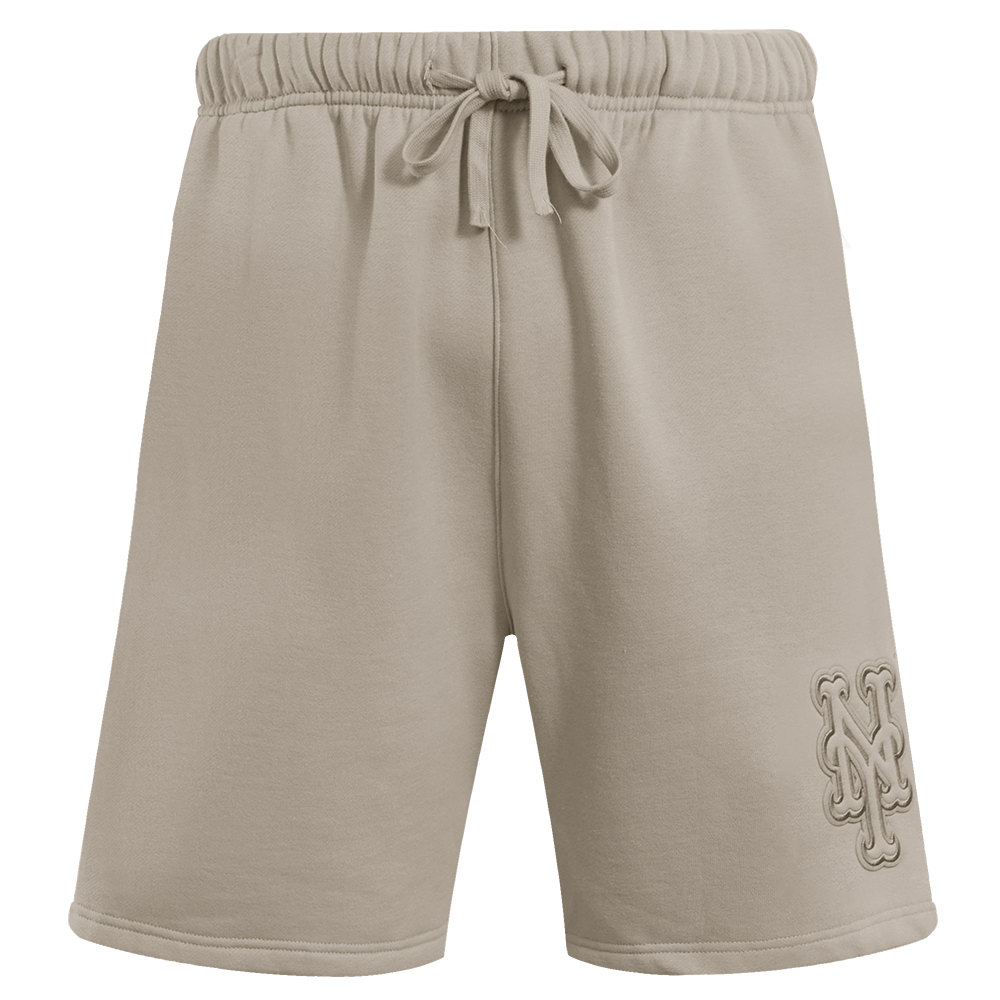 MLB NEW YORK METS NEUTRAL SHORT EN MOLLETON POUR HOMME POUR HOMME (TAUPE)