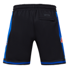 MLB NEW YORK METS SCRIPT TAIL SHORT EN MAILLE DOUBLE 2.0 POUR HOMME (NOIR/BLEU ROYAL/NOIR)