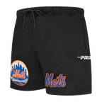 MLB NEW YORK METS SOUVENIR MEN'S MESH SHORT (BLACK)