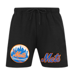 MLB NEW YORK METS SOUVENIR MEN'S MESH SHORT (BLACK)