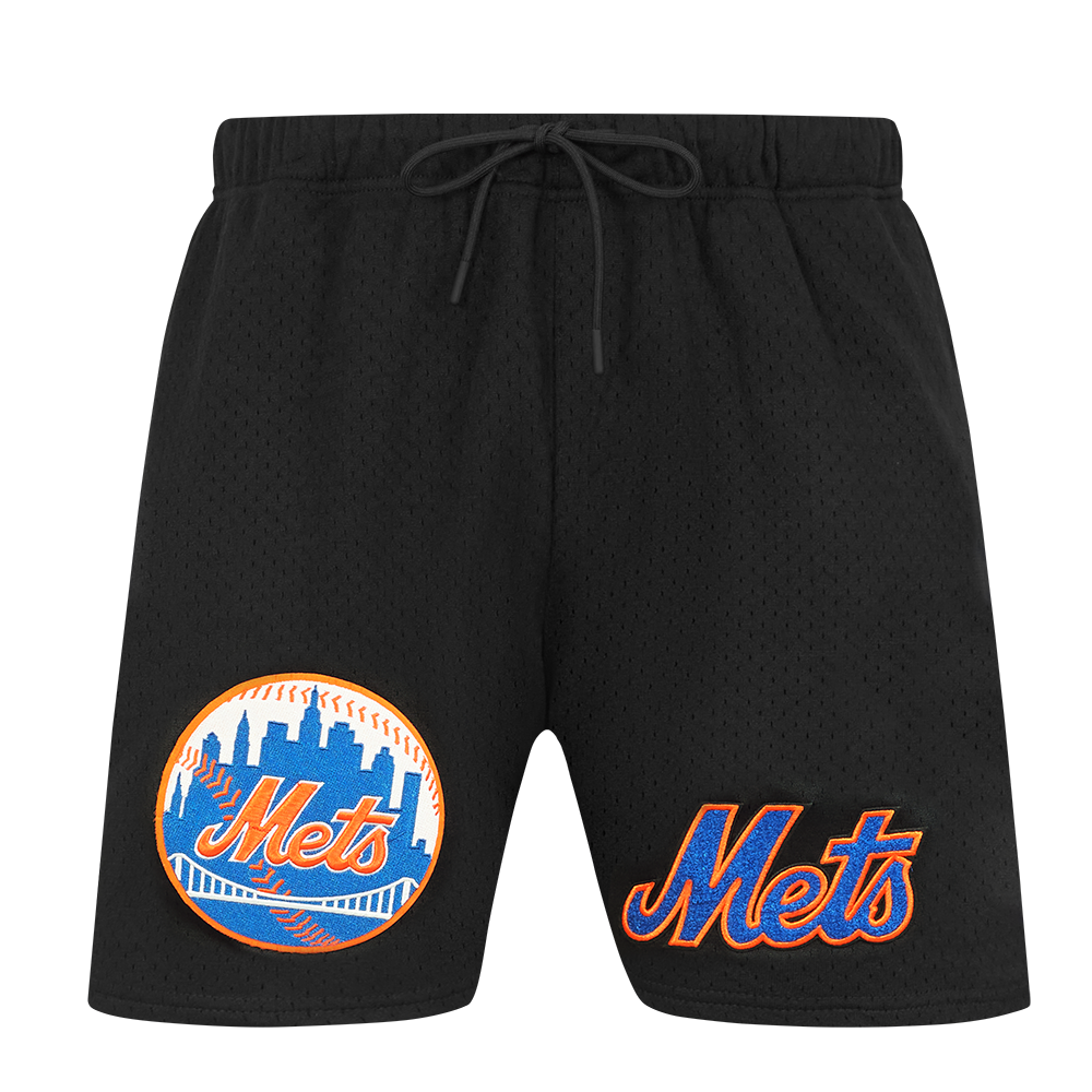 MLB NEW YORK METS SOUVENIR MEN'S MESH SHORT (BLACK)