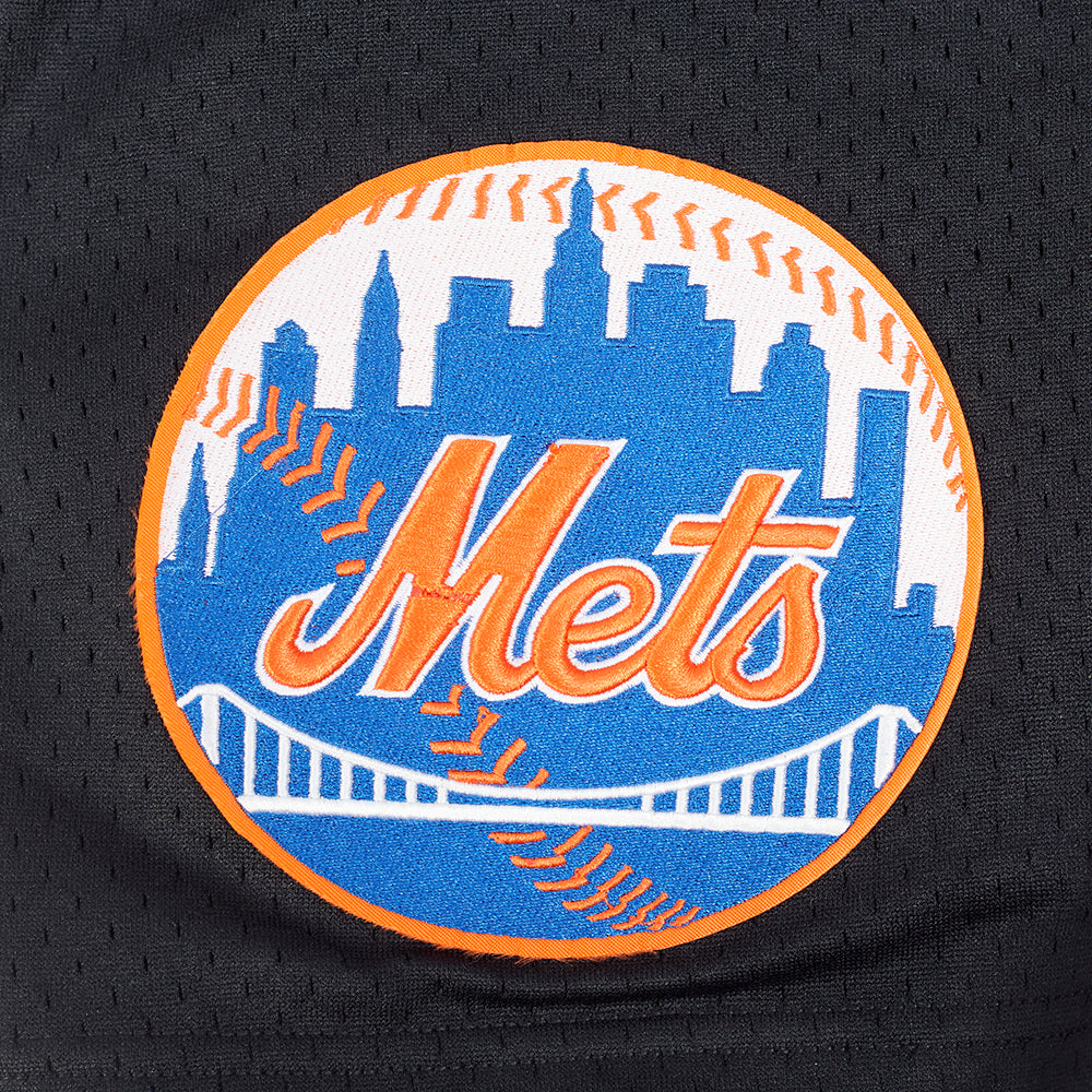 MLB NEW YORK METS SOUVENIR MEN'S MESH SHORT (BLACK)