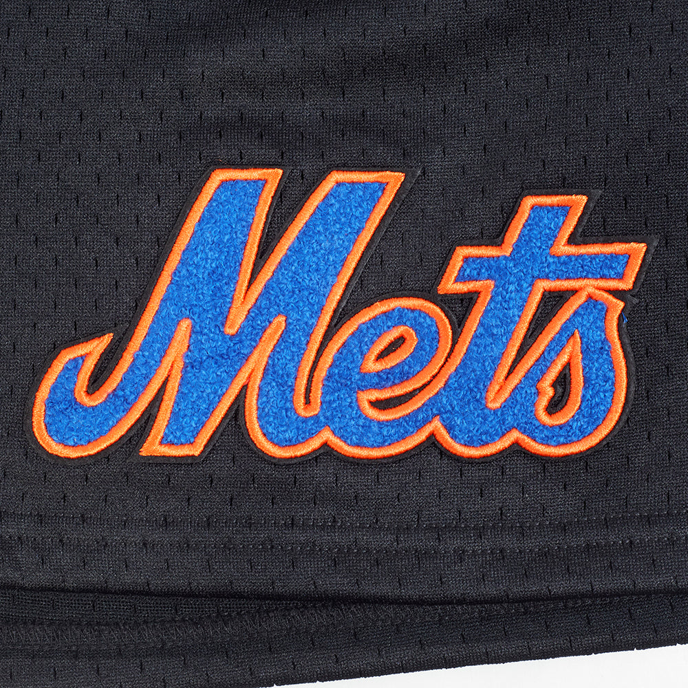 MLB NEW YORK METS SOUVENIR MEN'S MESH SHORT (BLACK)