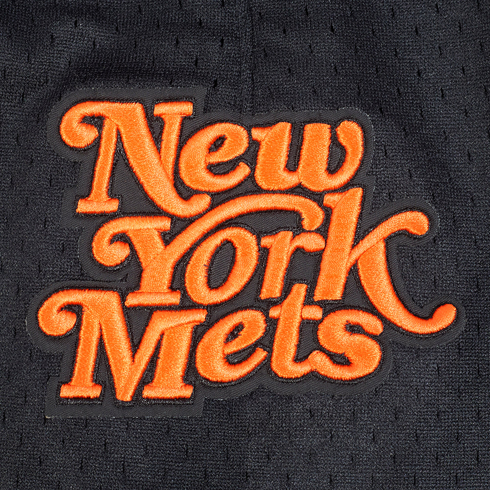 MLB NEW YORK METS SOUVENIR MEN'S MESH SHORT (BLACK)