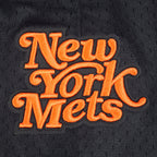 MLB NEW YORK METS SOUVENIR MEN'S MESH SHORT (BLACK)