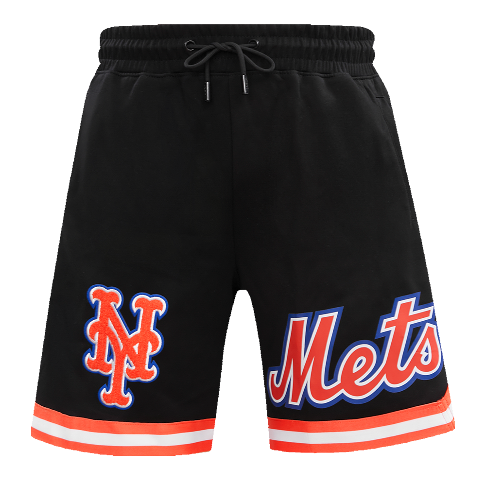 MLB NEW YORK METS CLASSIC CHENILLE MEN'S SHORT (BLACK)