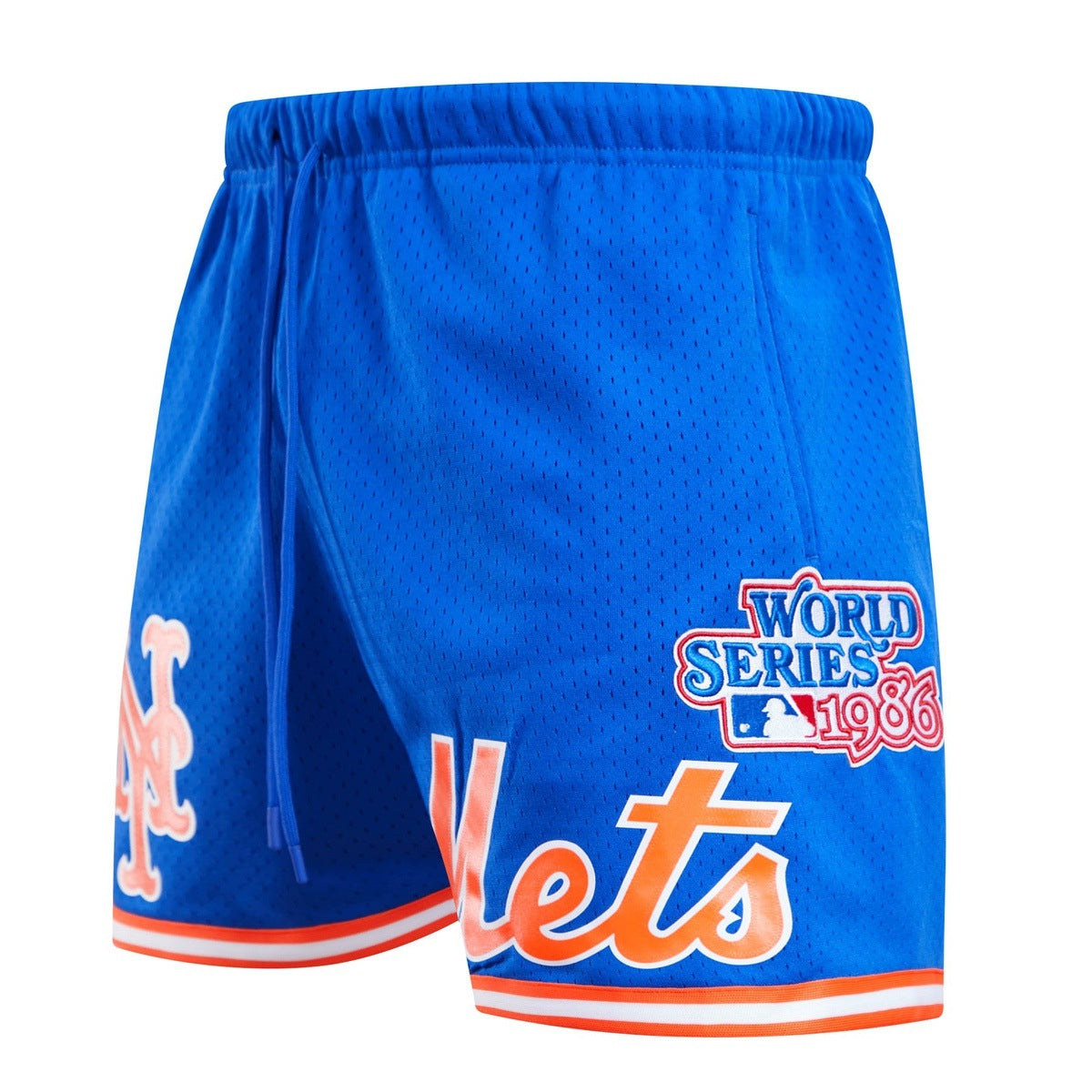 MLB NEW YORK METS MESH SHORT À LOGO POUR HOMME (BLEU ROYAL)