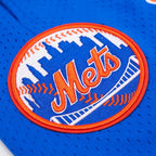 MLB NEW YORK METS MESH SHORT À LOGO POUR HOMME (BLEU ROYAL)