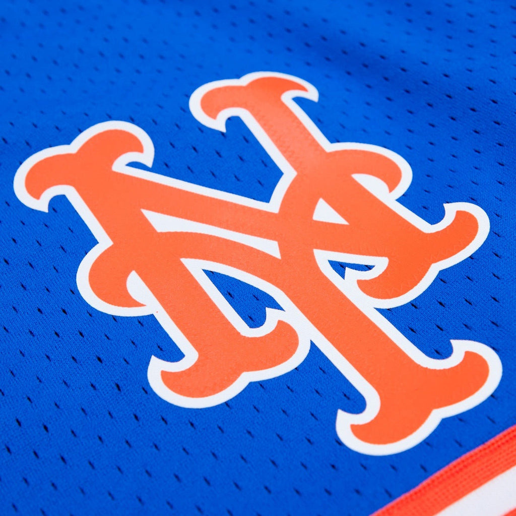 MLB NEW YORK METS MESH SHORT À LOGO POUR HOMME (BLEU ROYAL)