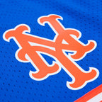 MLB NEW YORK METS MESH SHORT À LOGO POUR HOMME (BLEU ROYAL)