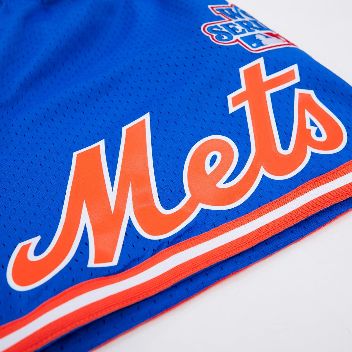 MLB NEW YORK METS MESH SHORT À LOGO POUR HOMME (BLEU ROYAL)