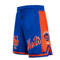 MLB NEW YORK METS RETRO CLASSIC SHORT 2.0 POUR HOMME (BLEU ROYAL/ORANGE/BLEU ROYAL)