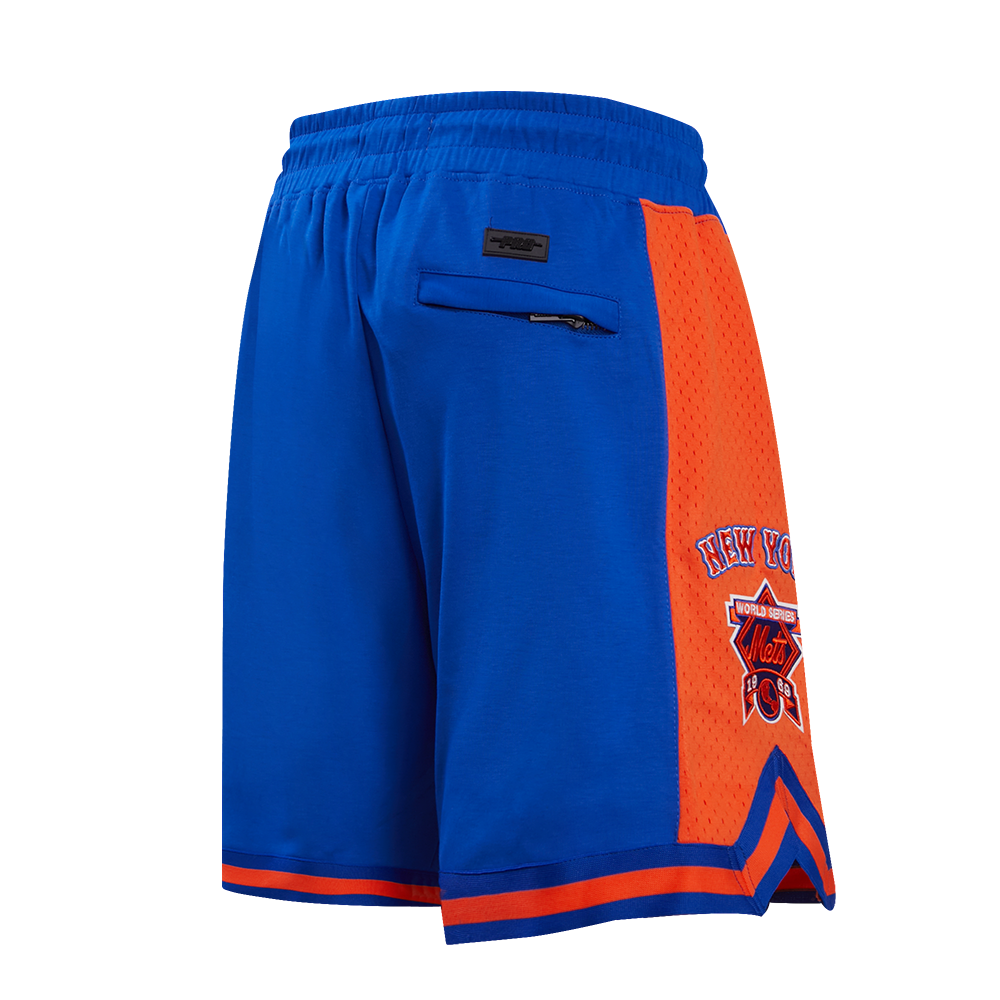 MLB NEW YORK METS RETRO CLASSIC SHORT 2.0 POUR HOMME (BLEU ROYAL/ORANGE/BLEU ROYAL)