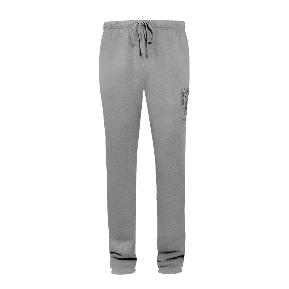 MLB NEW YORK METS NEUTRAL MEN'S  FLC SWEATPANT (DARK HEATHER GRAY)