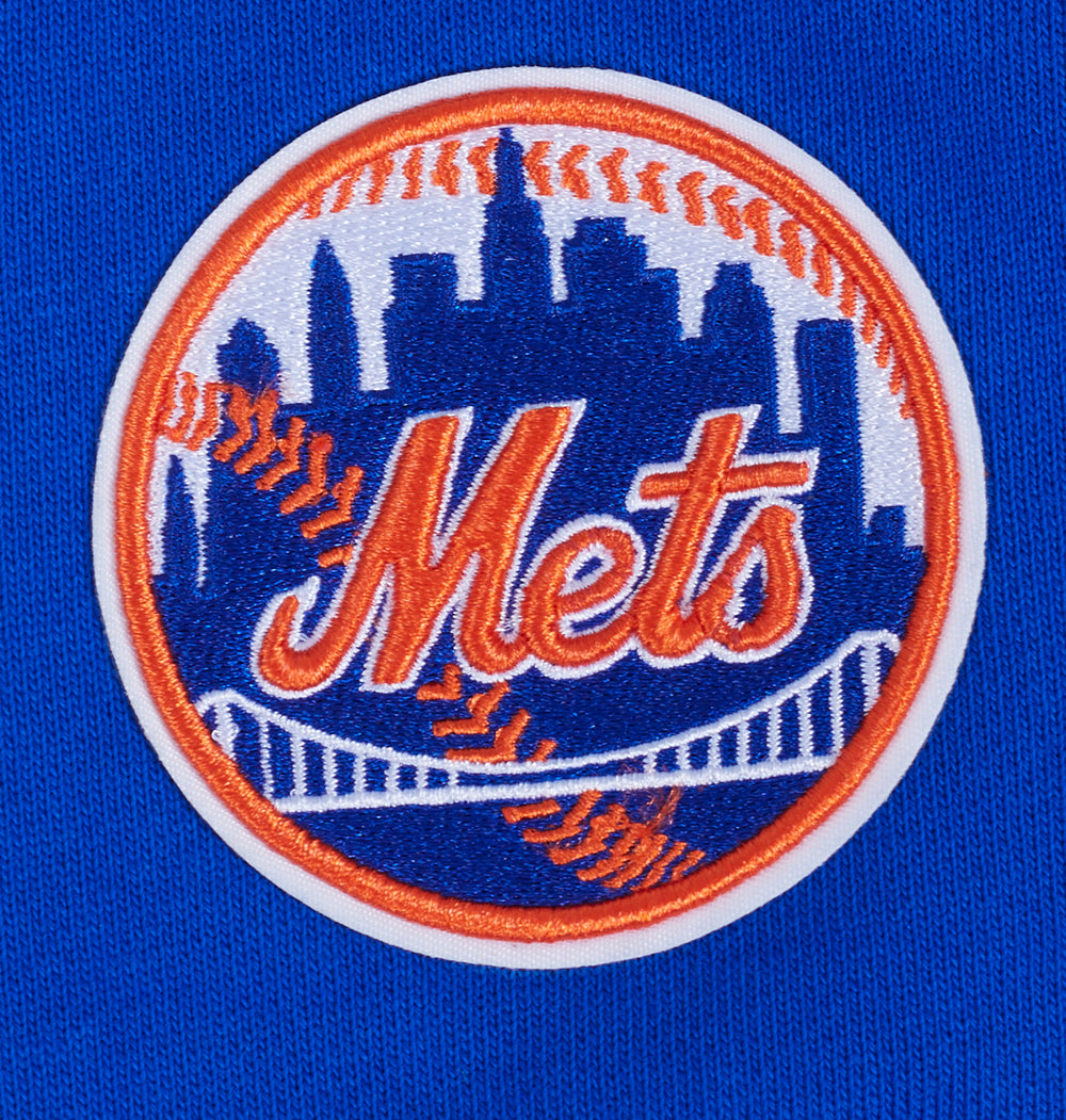 MLB NEW YORK METS MASH UP PANTALON OUATÉ EN MOLLETON CÔTELÉ POUR HOMME (BLEU ROYAL/ORANGE/BLEU ROYAL)