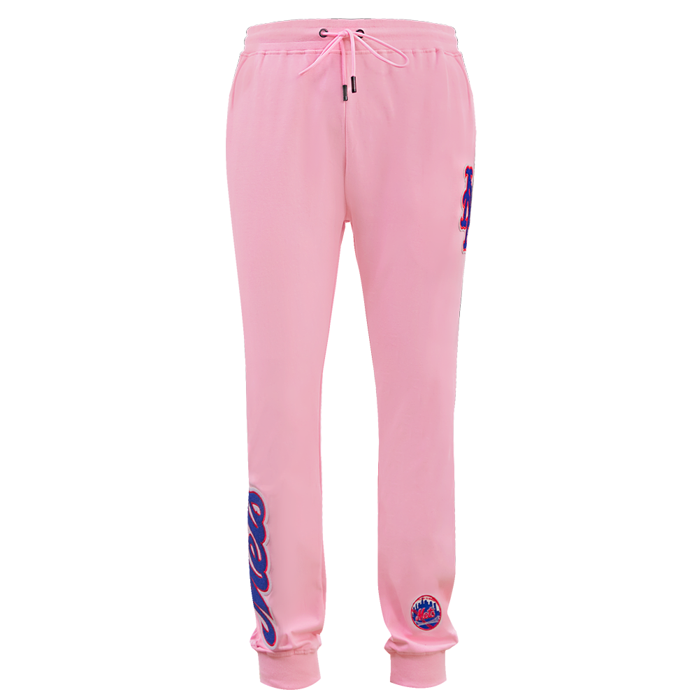 MLB NEW YORK METS CLASSIC CHENILLE MEN'S JOGGER (PINK)