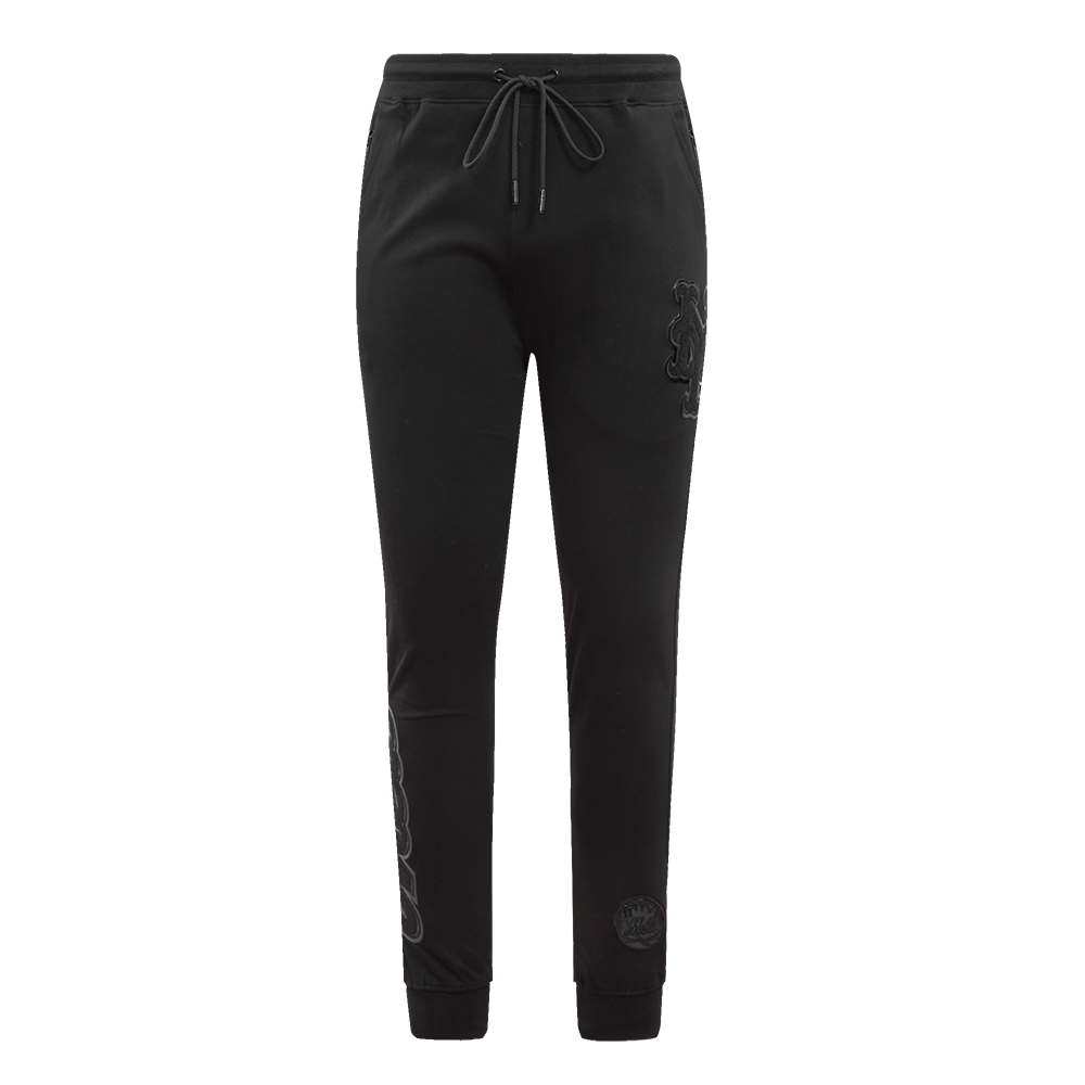 MLB NEW YORK METS TRIPLE BLACK PANTALON JOGGER POUR HOMME (TRIPLE NOIR)
