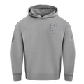 MLB NEW YORK METS NEUTRAL MEN'S  DROP SHOULDER FLC PO HOODIE (DARK HEATHER GRAY)