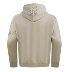 MLB NEW YORK METS NEUTRAL CHANDAIL À CAPUCHON EN MOLLETON À ÉPAULES TOMBANTES POUR HOMME (TAUPE)