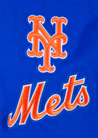 MLB NEW YORK METS MASH UP MEN'S RIB FLC PO HOODIE (ROYAL/ORANGE/ROYAL)