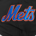 MLB NEW YORK METS CLASSIC WIND SUIT CHANDAIL À CAPUCHON TISSÉ À GLISSIÈRE POUR HOMME (NOIR)