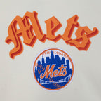 MLB NEW YORK METS BEST OF CHANDAIL À CAPUCHON EN MOLLETON À ÉPAULES TOMBANTES POUR HOMME (COQUILLE D'ŒUF)