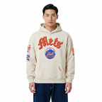 MLB NEW YORK METS BEST OF CHANDAIL À CAPUCHON EN MOLLETON À ÉPAULES TOMBANTES POUR HOMME (COQUILLE D'ŒUF)