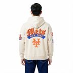 MLB NEW YORK METS BEST OF CHANDAIL À CAPUCHON EN MOLLETON À ÉPAULES TOMBANTES POUR HOMME (COQUILLE D'ŒUF)