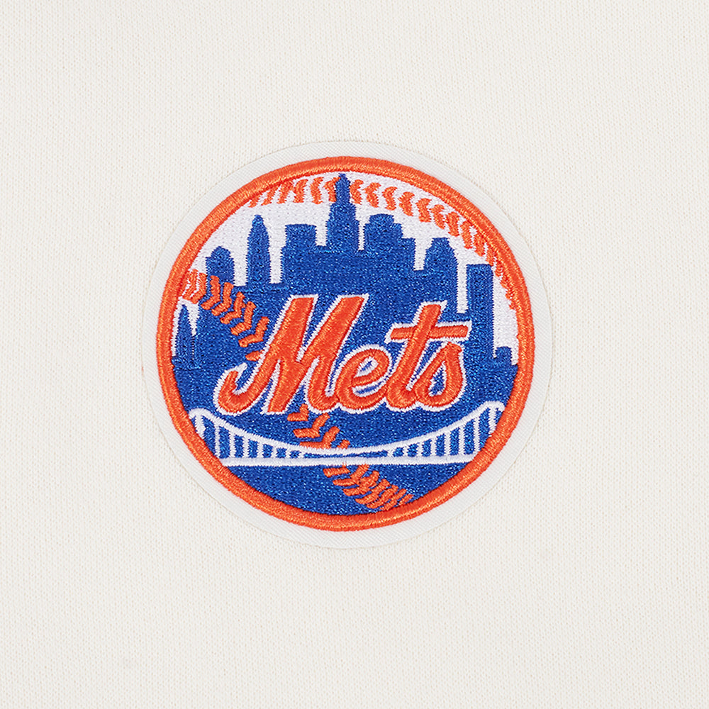 MLB NEW YORK METS CLASSIC ICON MEN'S SWEATSHIRT (EGGSHELL)