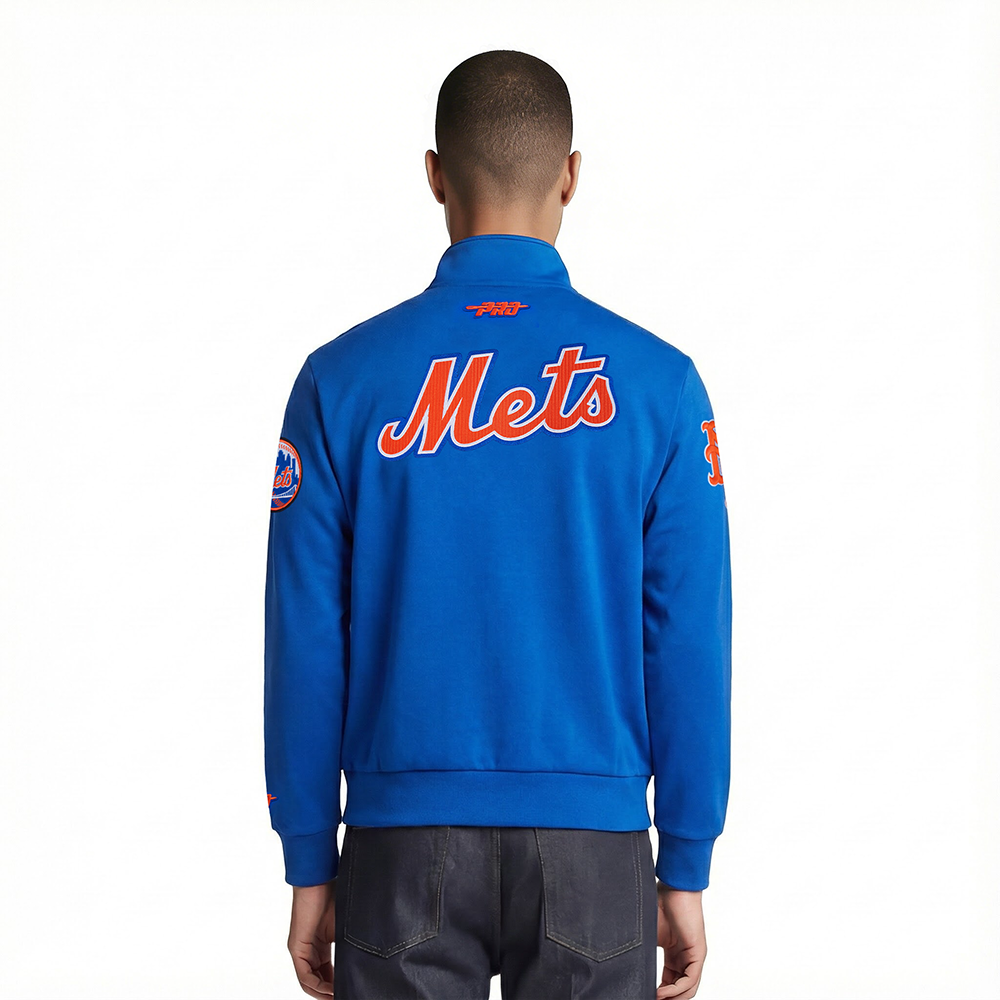 MLB NEW YORK METS CITY ARCH MEN'S FLC 1/4 ZIP (ROYAL BLUE)