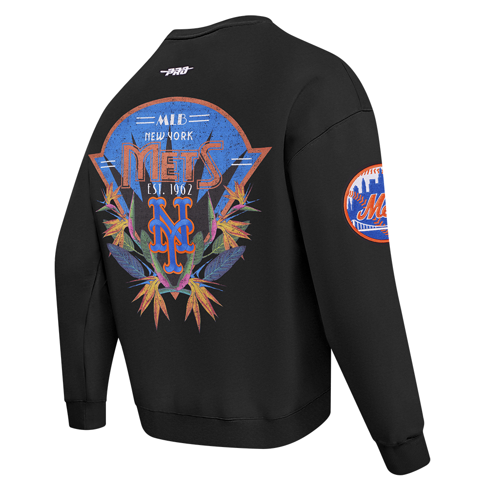 MLB NEW YORK METS PARADISE MEN'S CREWNECK (BLACK)