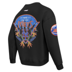 MLB NEW YORK METS PARADISE MEN'S CREWNECK (BLACK)