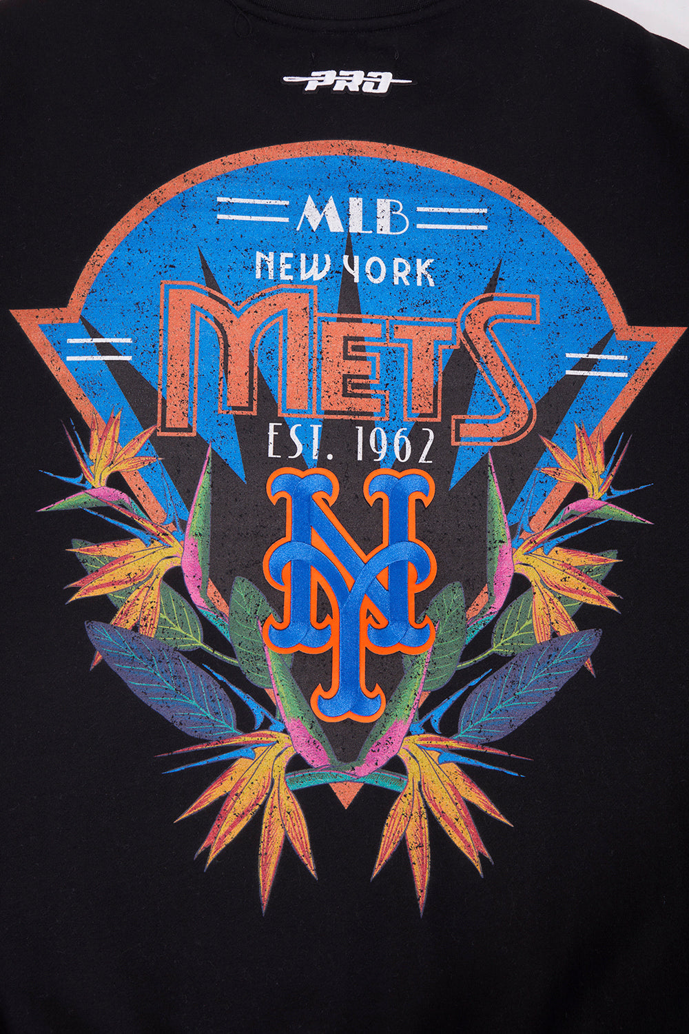 MLB NEW YORK METS PARADISE MEN'S CREWNECK (BLACK)