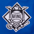 MLB NEW YORK METS LETTERMAN CHANDAIL À CAPUCHON POUR HOMME (BLEU ROYAL)